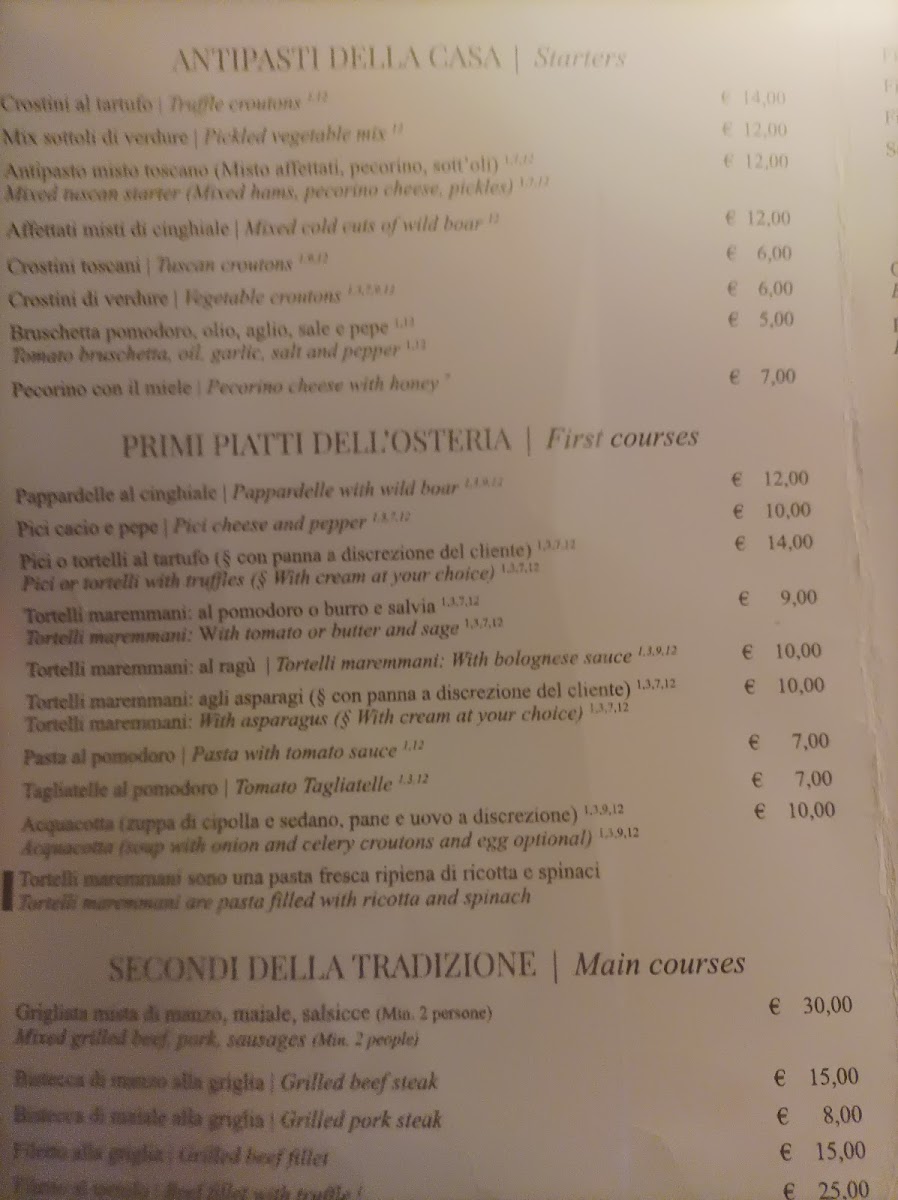Menu Osteria La Nuova Dispensa-10